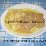 Scaloppine con purea ristorante Montemaggio