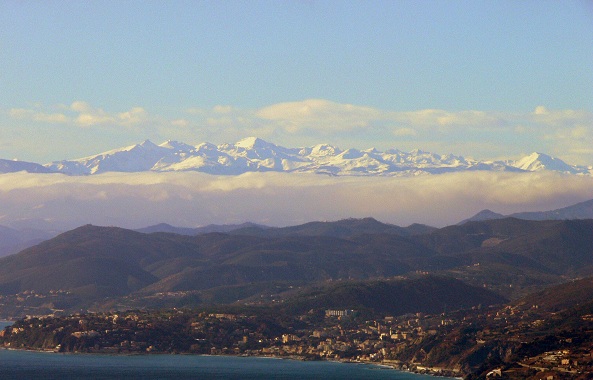 Landscape Mount Gazzo Sestri Ponente