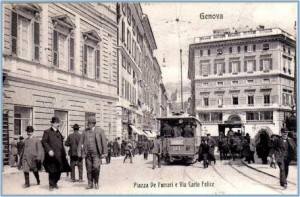 Genova, cartolina antica