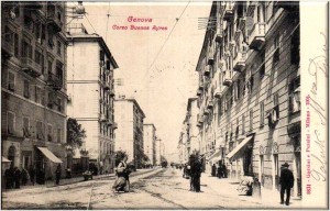 Genova antica, corso Buenos Aires