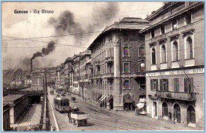 Genova antica, via Milano