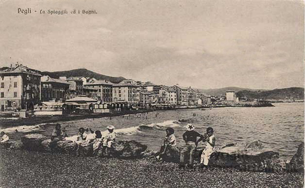 Genova Pegli, cartolina antica