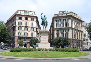 Genova, piazza Corvetto