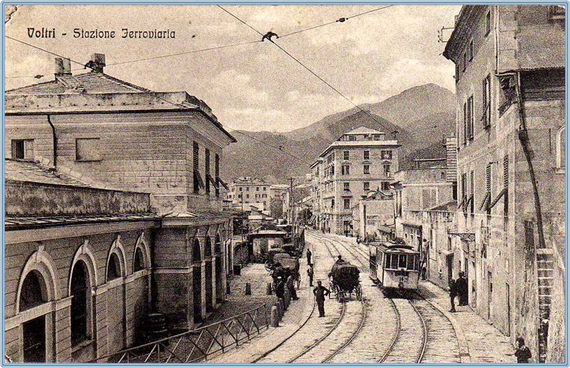 Genova Voltri, cartolina antica